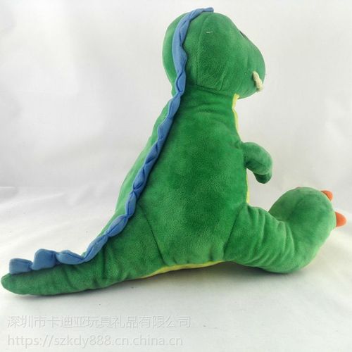 深圳短毛絨玩具工廠定制 動物卡通恐龍毛絨公仔與科教玩具的創(chuàng)意結(jié)合